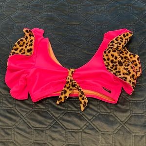 Sparkle Stagewear “Pepper” top Neon Pink Size CL